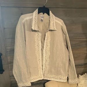 CHICO’S size 3 (xl) jacket